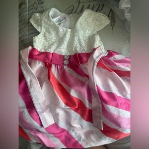 Pink Striped Dress
